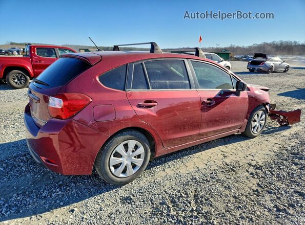 JF1GPAA65G9246458 2016 SUBARU IMPREZA Бордовый Задняя правая четверть