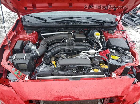 JF1GUABC2S8296973 2025 SUBARU IMPREZA Красный Вид задней части салона