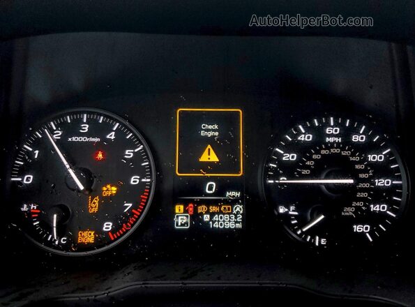 JF1GUABC2S8296973 2025 SUBARU IMPREZA Красный Вид щитка приборов