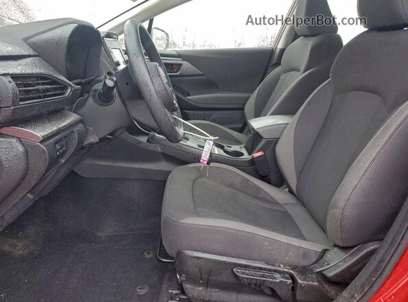 JF1GUABC2S8296973 2025 SUBARU IMPREZA Красный Вид салона спереди