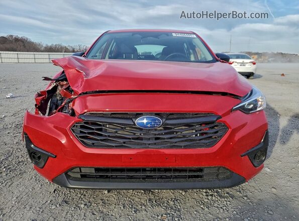 JF1GUABC3S8217259 2025 SUBARU IMPREZA Red Դիմացի տեսք
