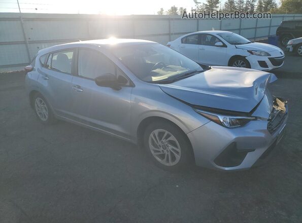 JF1GUABC5R8360529 2024 SUBARU IMPREZA Silver Передня права чверть