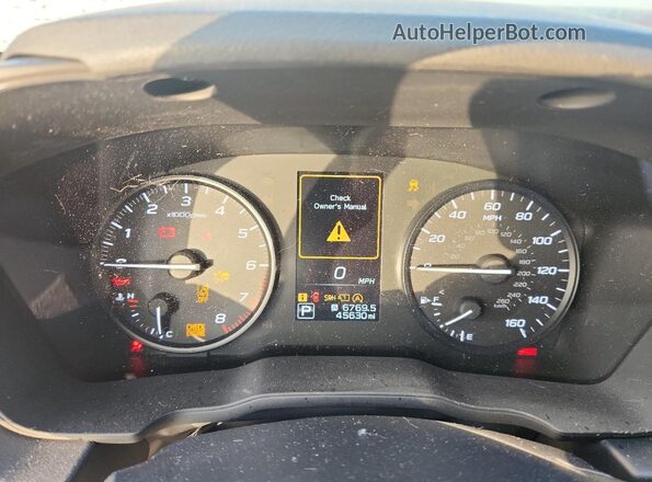 JF1GUABC5R8862814 2024 SUBARU IMPREZA White Вид щитка приладів