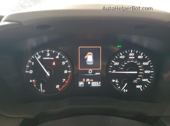 JF1GUABC7S8201727 2025 SUBARU IMPREZA Blue Вид щитка приладів