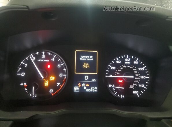 JF1GUABC8S8275559 2025 SUBARU IMPREZA Серый Вид щитка приборов