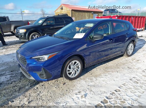 JF1GUABCXS8235242 2025 SUBARU IMPREZA Синий Передняя левая четверть