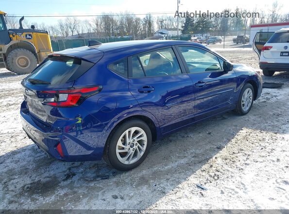 JF1GUABCXS8235242 2025 SUBARU IMPREZA Синий Задняя правая четверть