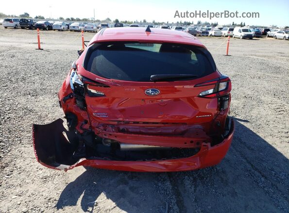 JF1GUAFC7R8295838 2024 SUBARU IMPREZA Красный Вид сзади