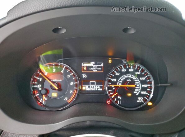 JF1VA1C6XM9800885 2021 SUBARU WRX Black ხელსაწყოთა პანელის ხედი