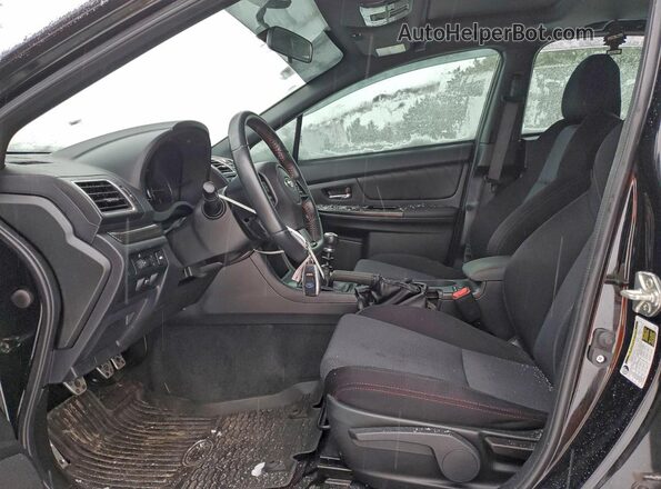 JF1VA1C6XM9800885 2021 SUBARU WRX Black წინა სალონის ხედი