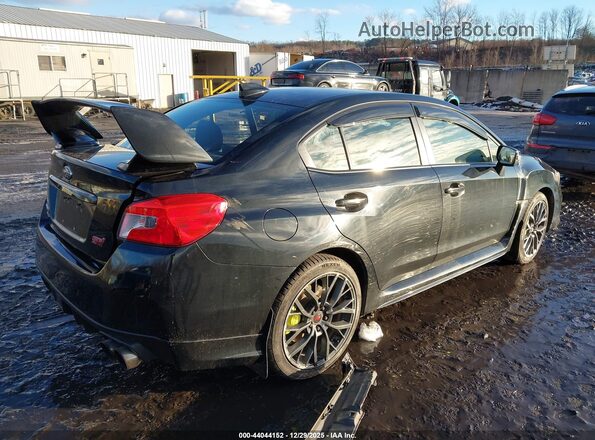 JF1VA2M62J9825294 2018 SUBARU WRX STI Черный Задняя правая четверть