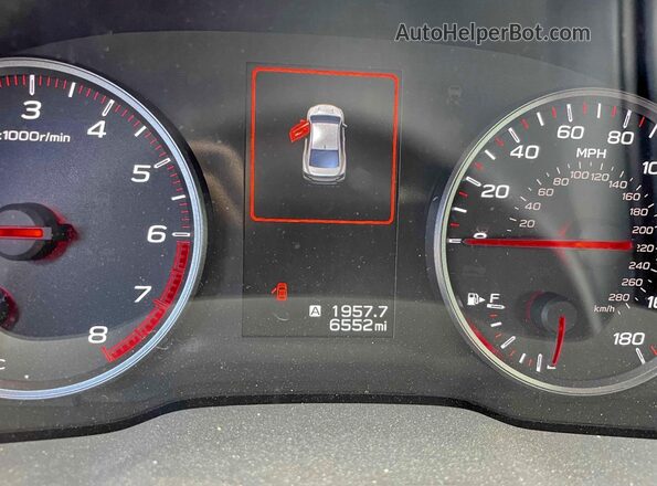 JF1VBAA62P9824814 2023 SUBARU WRX Blue ხელსაწყოთა პანელის ხედი