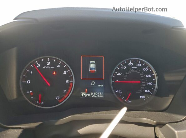 JF1VBAB66P8805686 2023 SUBARU WRX Silver Սարքավորումների վահանակի տեսք