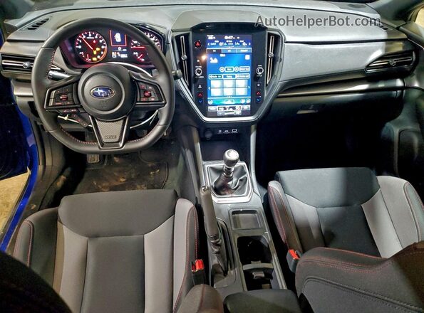 JF1VBAB6XR9818194 2024 SUBARU WRX Blue Widok deski rozdzielczej
