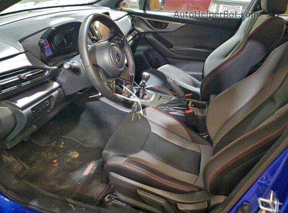 JF1VBAB6XR9818194 2024 SUBARU WRX Blue Widok wnętrza z przodu