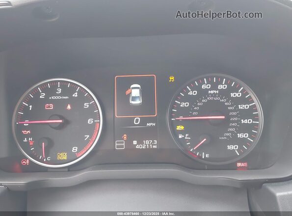 JF1VBAF60P9820026 2023 SUBARU WRX Black Вид задніх сидінь