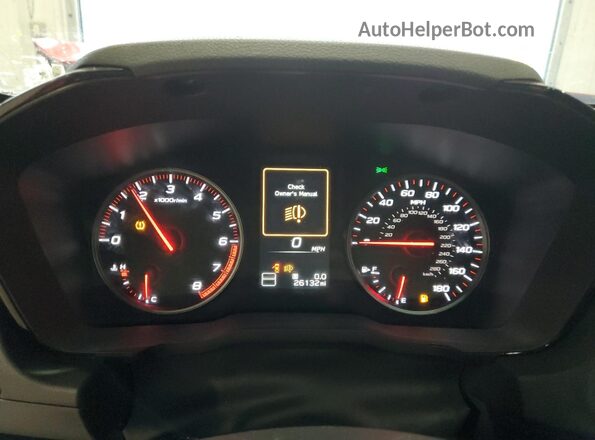 JF1VBAF63N9024321 2022 SUBARU WRX Red Instrument cluster view