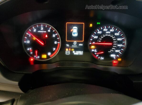 JF1VBAF66P9814618 2023 SUBARU WRX Blue Вид щитка приладів