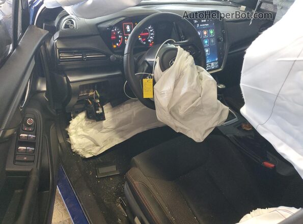 JF1VBAF66P9814618 2023 SUBARU WRX Blue Вид панелі приладів