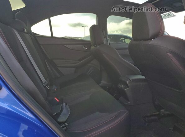 JF1VBAF68N9002203 2022 SUBARU WRX Blue Հետևի նստատեղերի տեսք
