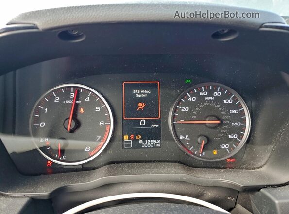 JF1VBAF68N9002203 2022 SUBARU WRX Blue Սարքավորումների վահանակի տեսք