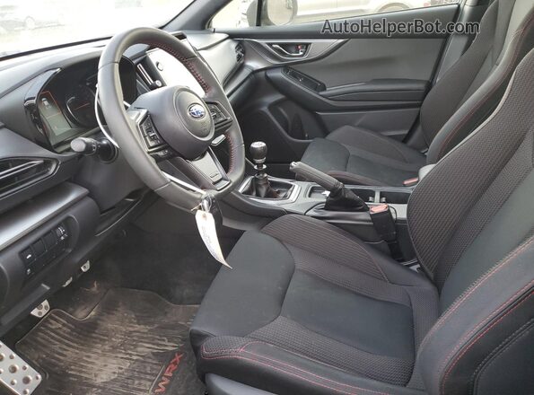 JF1VBAF68P9819173 2023 SUBARU WRX Black Vista interior delantera