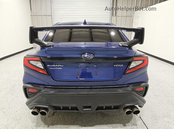JF1VBAF69N9008382 2022 SUBARU WRX Blue Вид ззаду