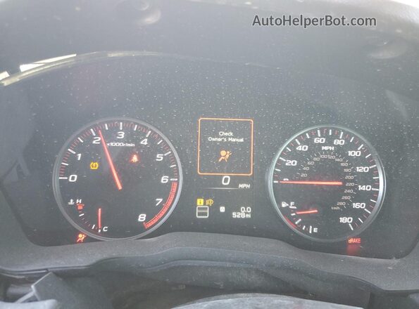JF1VBAF6XP9820048 2023 SUBARU WRX Silver Սարքավորումների վահանակի տեսք