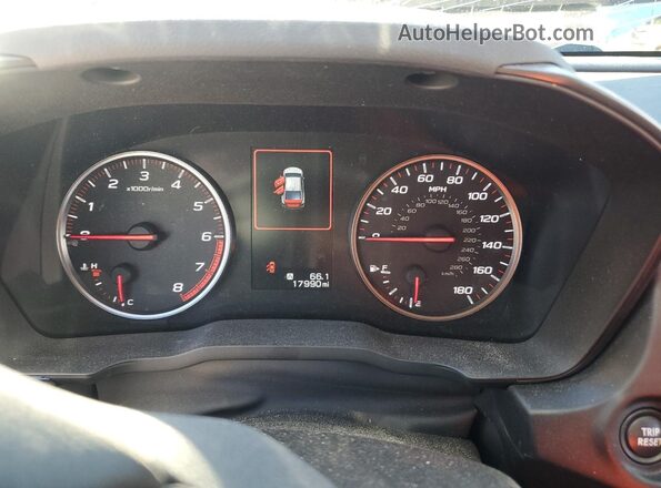 JF1VBAH61S9800289 2025 SUBARU WRX White Вид щитка приладів