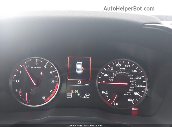 JF1VBAH62S9808112 2025 SUBARU WRX Gray Widok tylnych siedzeń