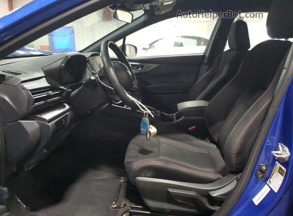 JF1VBAH65P8804245 2023 SUBARU WRX Blue Vista interior delantera