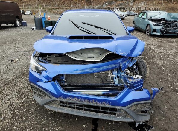 JF1VBAH6XN8028840 2022 SUBARU WRX Blue Front view
