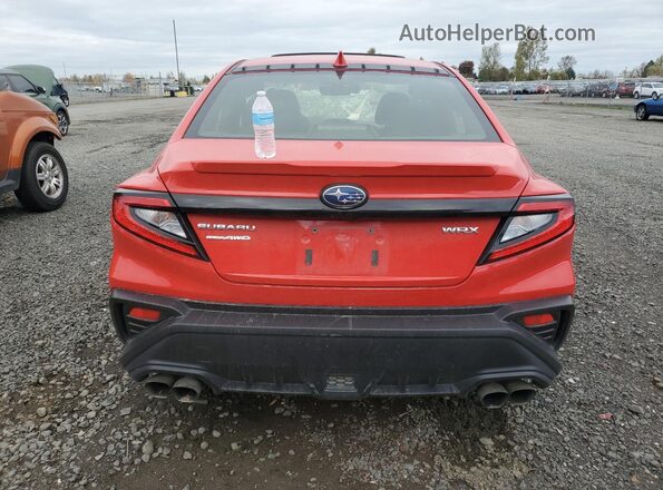 JF1VBAL64P9824441 2023 SUBARU WRX Red Հետևի տեսք
