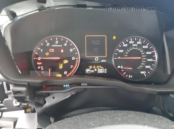 JF1VBAN61R8819865 2024 SUBARU WRX Синий Вид щитка приборов