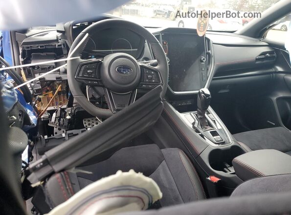JF1VBAN61R8819865 2024 SUBARU WRX Синий Вид панели приборов