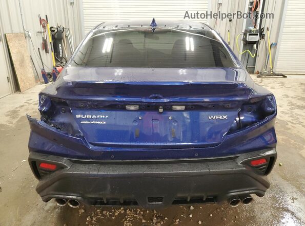 JF1VBAN66N8030654 2022 SUBARU WRX Blue Вид ззаду