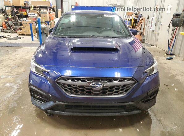 JF1VBAN66N8030654 2022 SUBARU WRX Blue Вид спереду