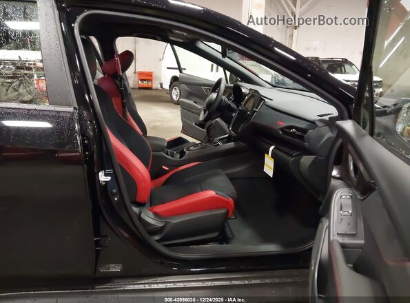 JF1VBAN68S8806777 2025 SUBARU WRX Black Widok tylnych siedzeń