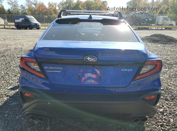 JF1VBAU60N8028075 2022 SUBARU WRX Blue Widok z tyłu