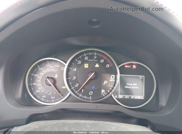 JF1ZCAC10L8701500 2020 SUBARU BRZ Silver უკანა სავარძლების ხედი