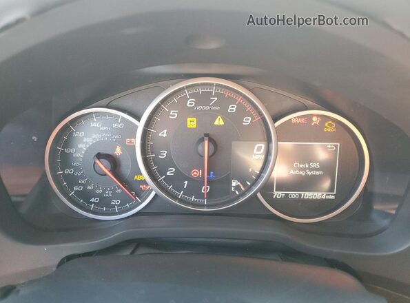 JF1ZCAC18L9702632 2020 SUBARU BRZ Black Widok zestawu wskaźników