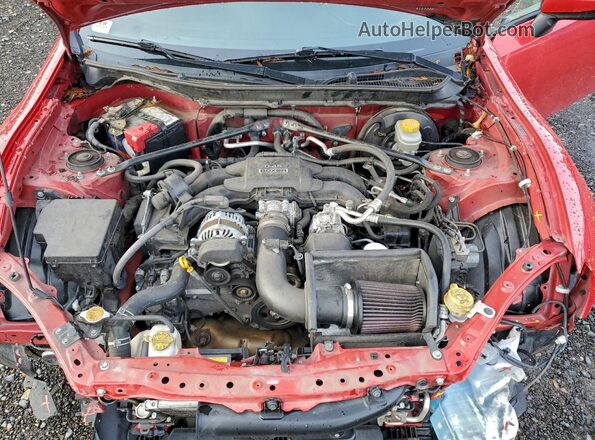 JF1ZNAA13H8705609 2017 TOYOTA 86 Red Սալոնի հետևի տեսք