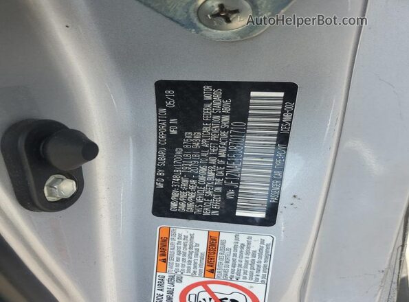 JF1ZNAE15J8701710 2018 TOYOTA 86 Silver 