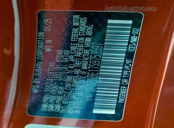 JF1ZNBE17S9753597 2025 TOYOTA GR Red Widok komory silnika