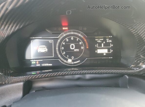 JF1ZNBE18P9763935 2023 TOYOTA GR White Vista del cuadro de instrumentos