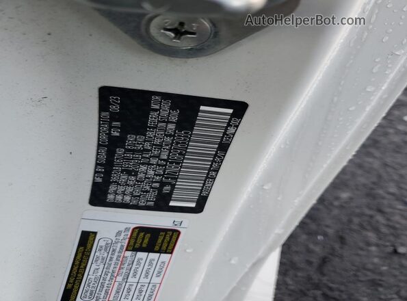 JF1ZNBE18P9763935 2023 TOYOTA GR White Vista del compartimento del motor