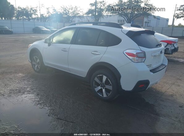 JF2GPBLC2GH223066 2016 SUBARU CROSSTREK HYBRID White Задня ліва чверть