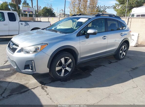 JF2GPBLC3GH223044 2016 SUBARU CROSSTREK HYBRID Light Blue Передняя левая четверть