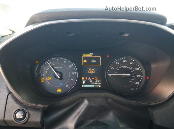 JF2GTAEC2M8374651 2021 SUBARU CROSSTREK Blue Вид щитка приладів