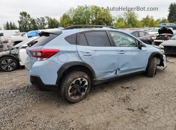 JF2GTAEC2M8374651 2021 SUBARU CROSSTREK Blue Задня права чверть